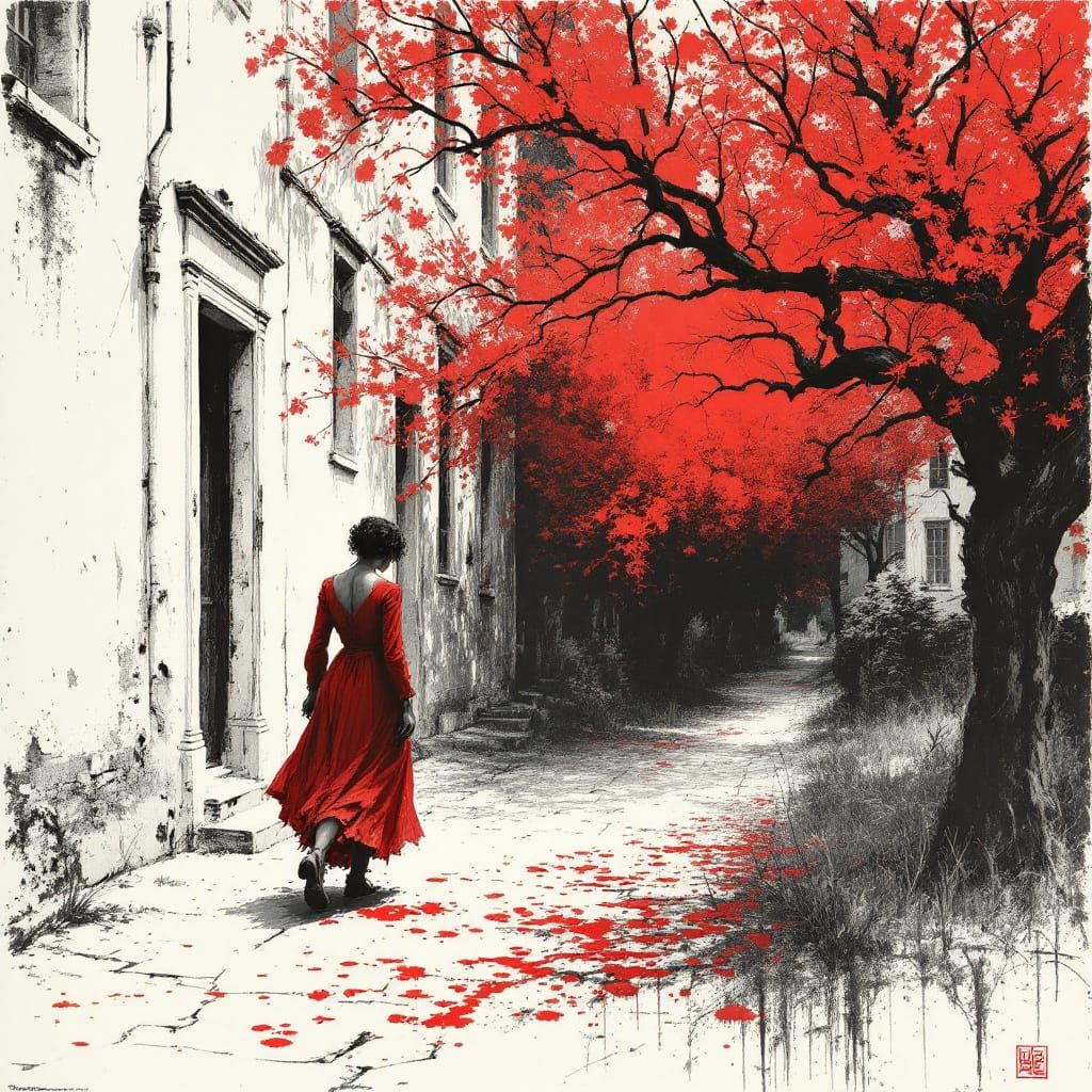 Sample image in the Ashen Fable Hatchbloom style