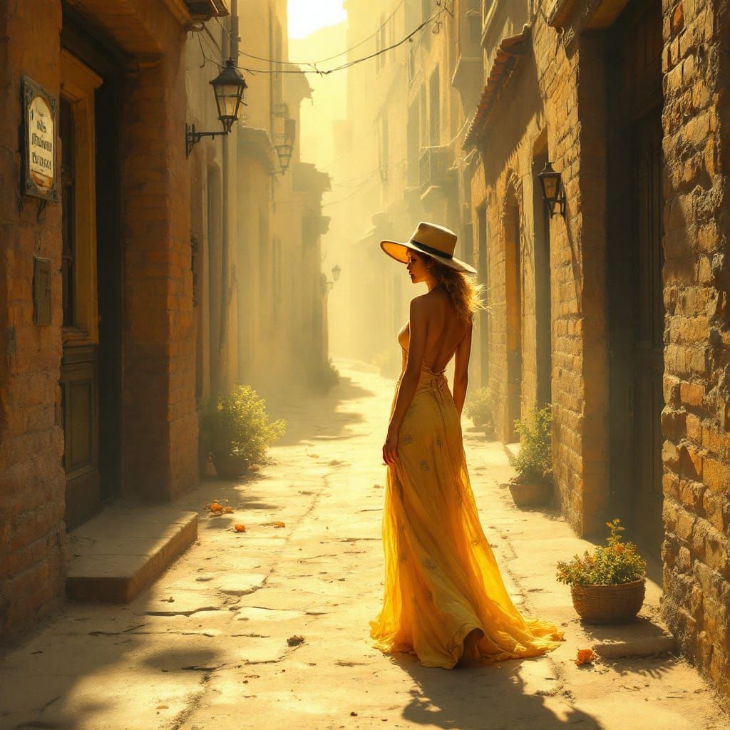 Sample image in the Operatic-Western style