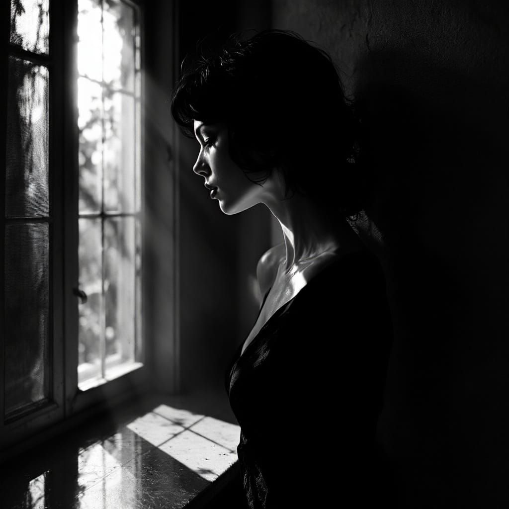 Sample image in the Platinum Noir style