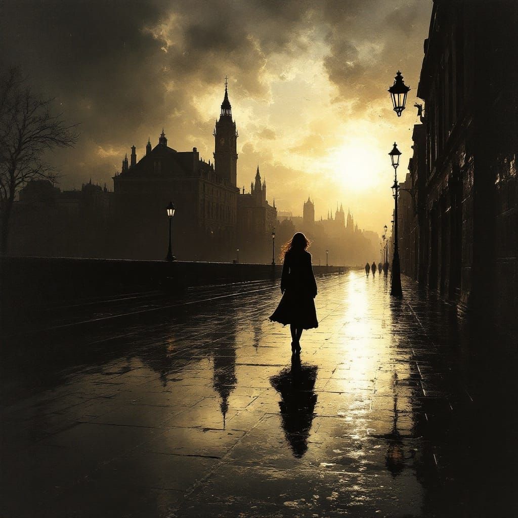 Sample image in the Romantique style