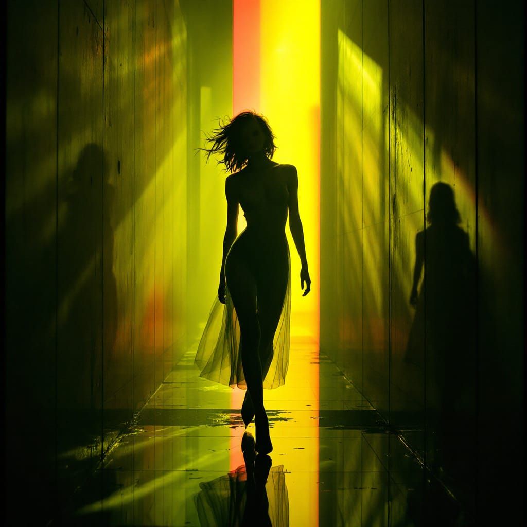 Sample image in the Neon Provocation style