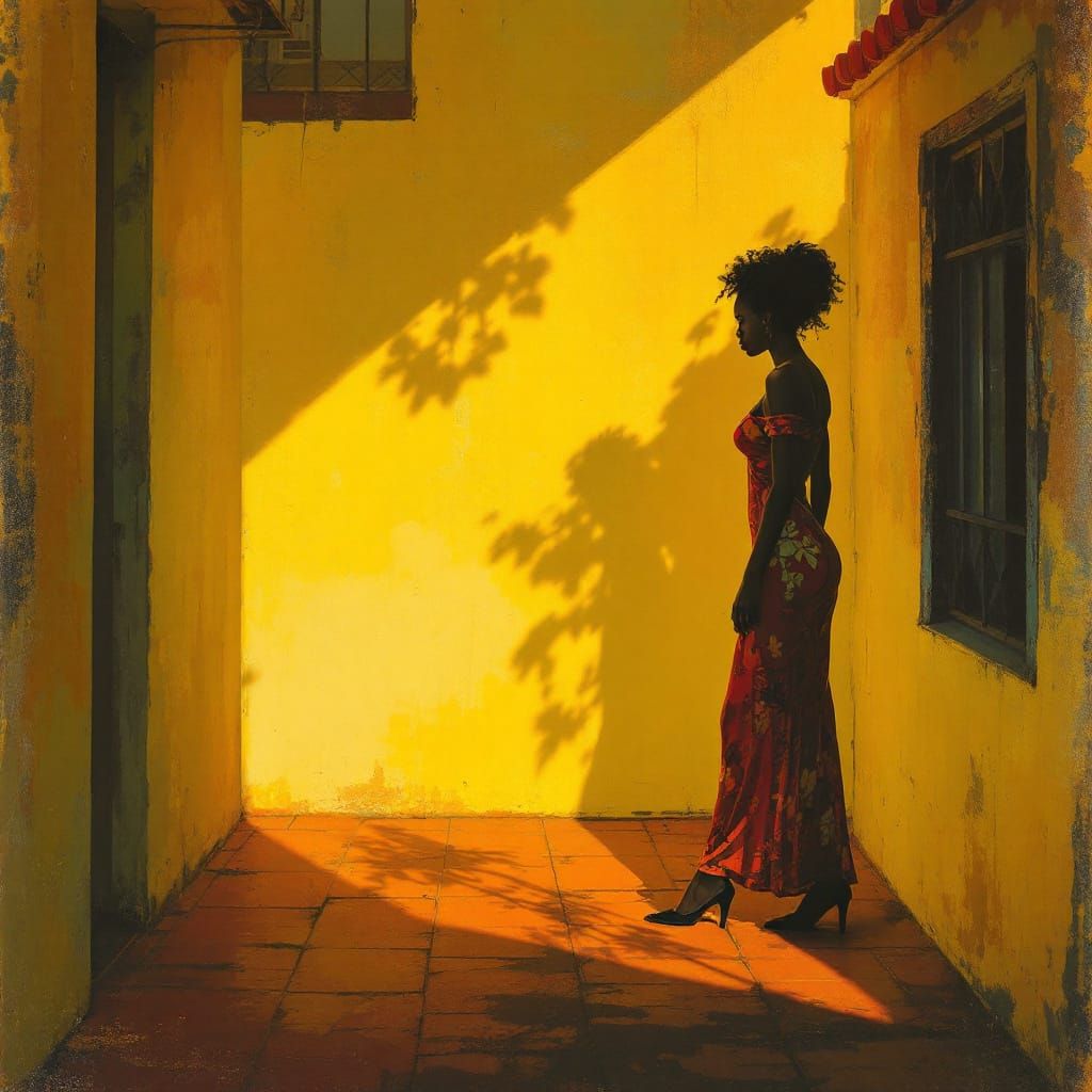 Sample image in the Sculptural Saturation style
