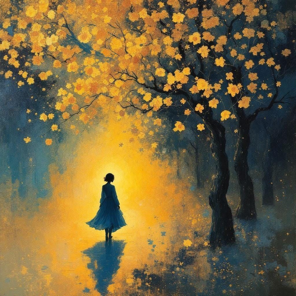 Sample image in the Luminous Kinetic Zen style