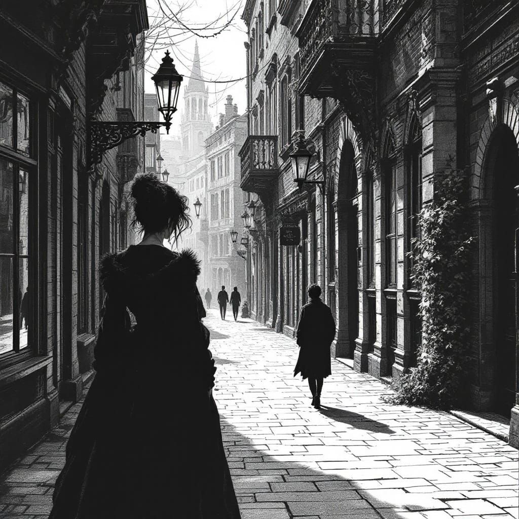Sample image in the Gothographic style