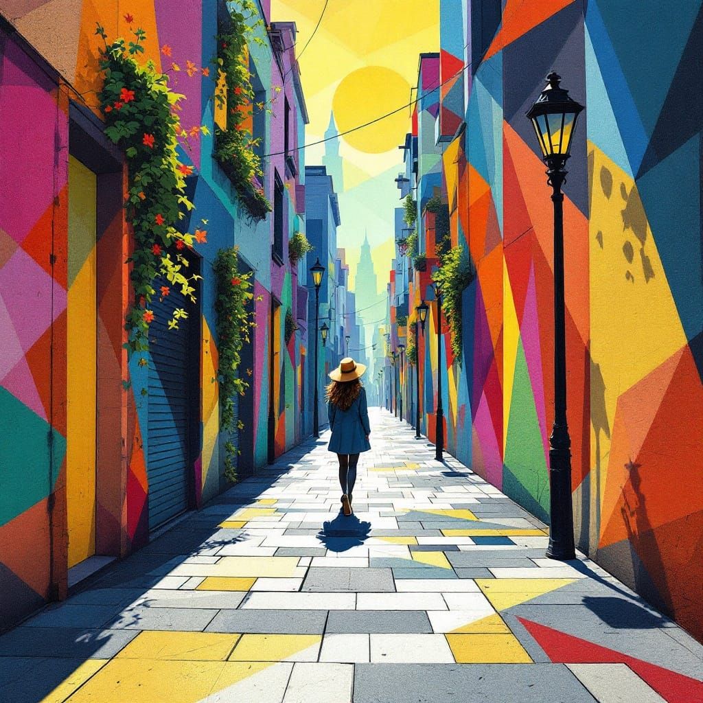 Sample image in the MosaicEdge style