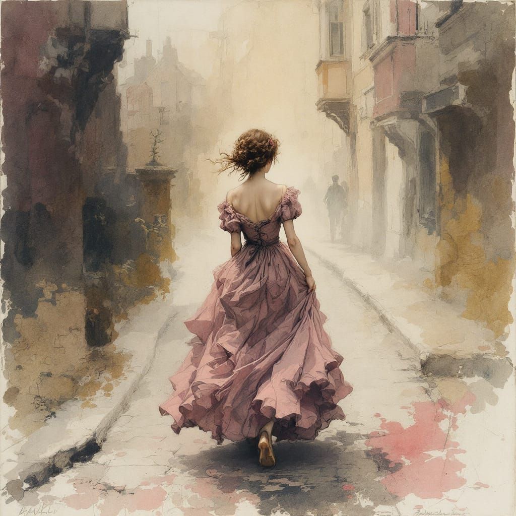 Sample image in the Foxed Patina style