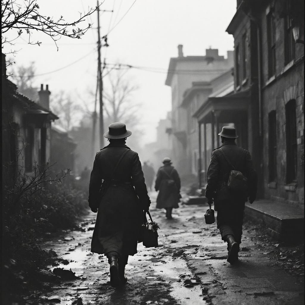 Sample image in the Wartime-Documentary style