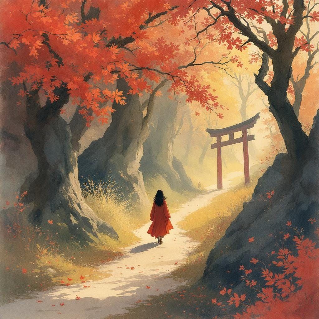 Sample image in the Minhwa-Watercolor style