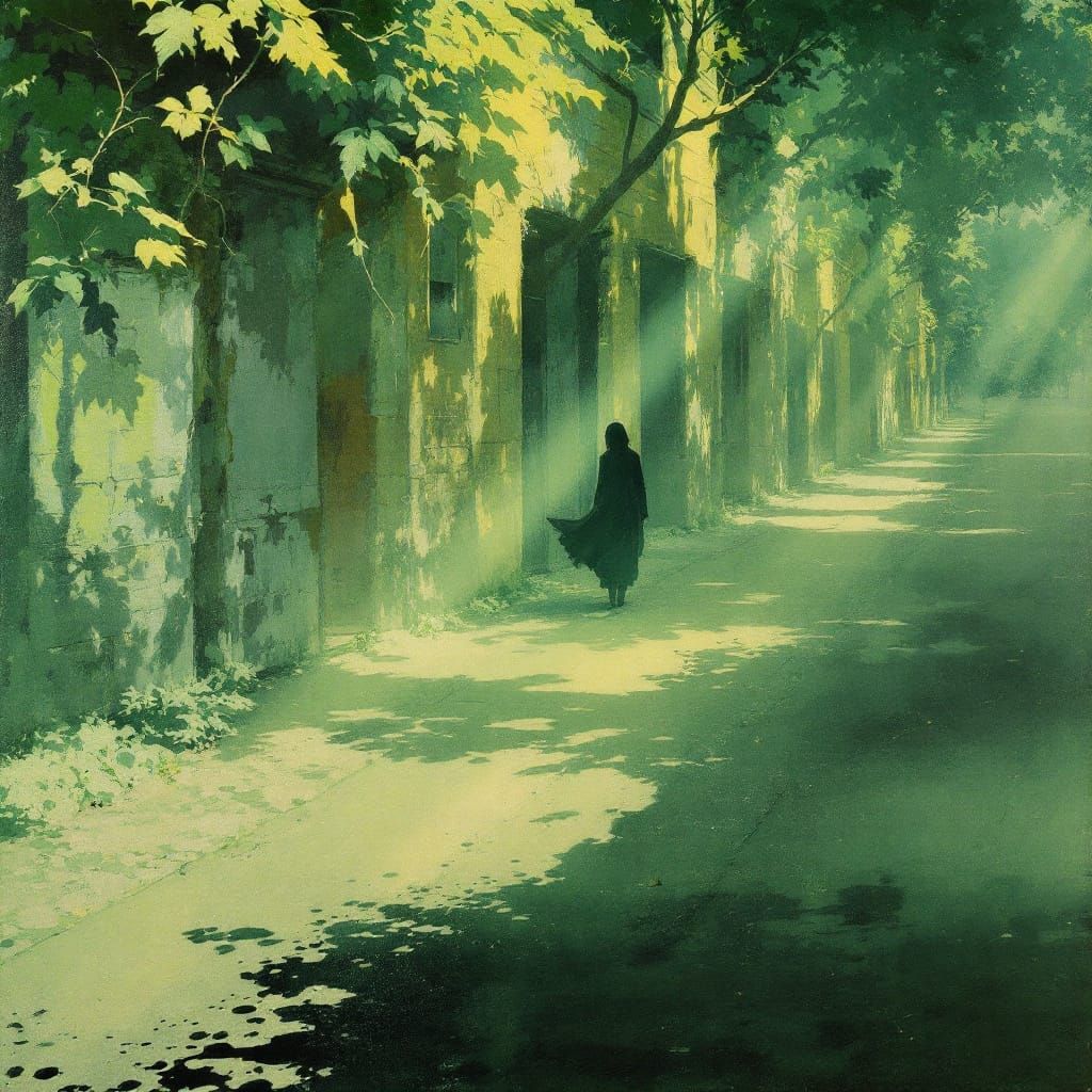 Sample image in the Chlorotic Ledger Luminism style