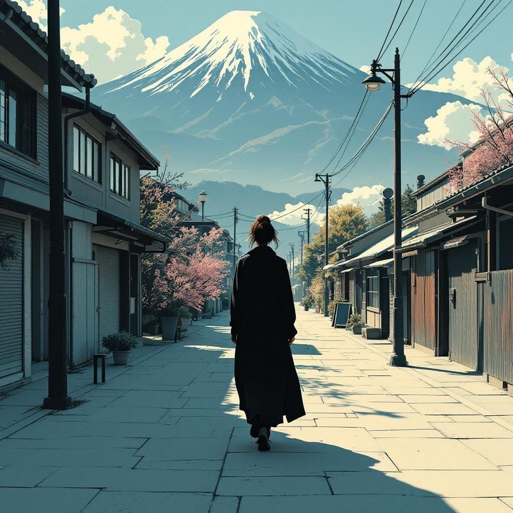 Sample image in the VectorUkiyo style