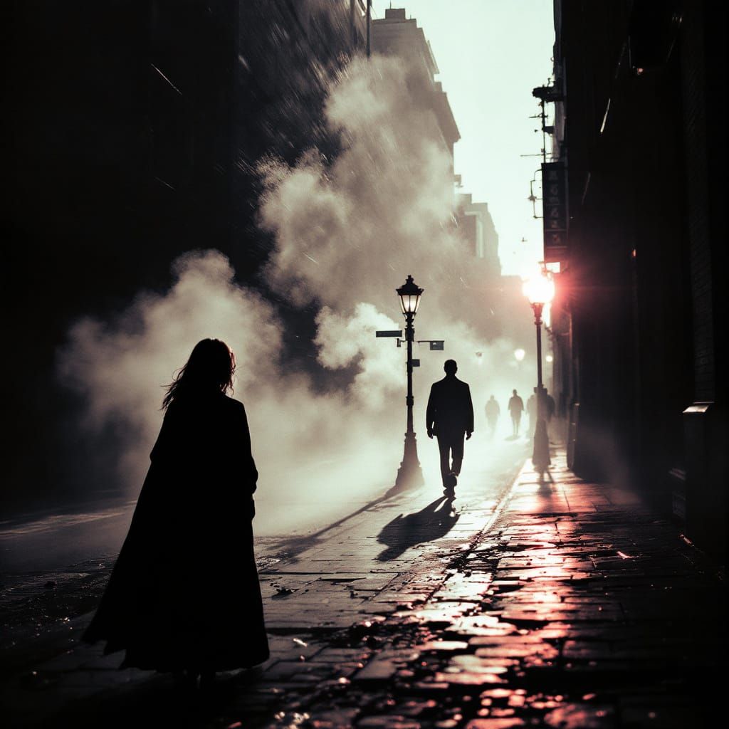 Sample image in the Chromatic Noir Isolation style