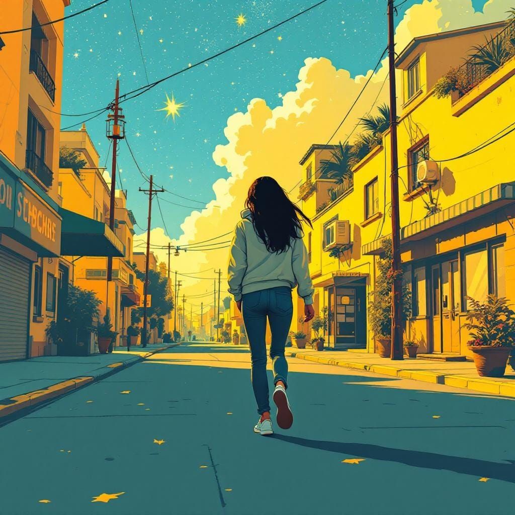Sample image in the CosmicBronze style