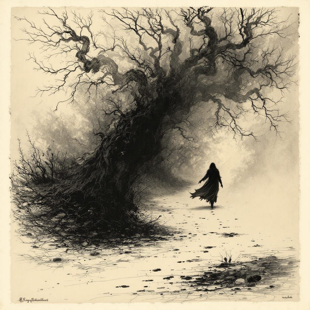 Sample image in the Gothic Engravure style