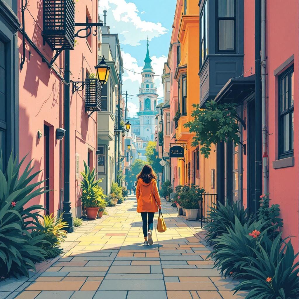Sample image in the VectorPastel style