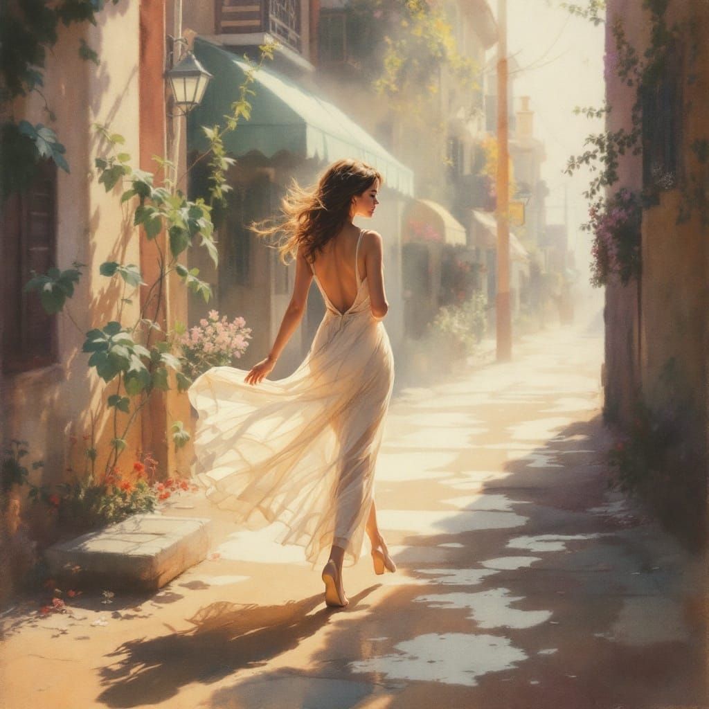 Sample image in the Vintagua style