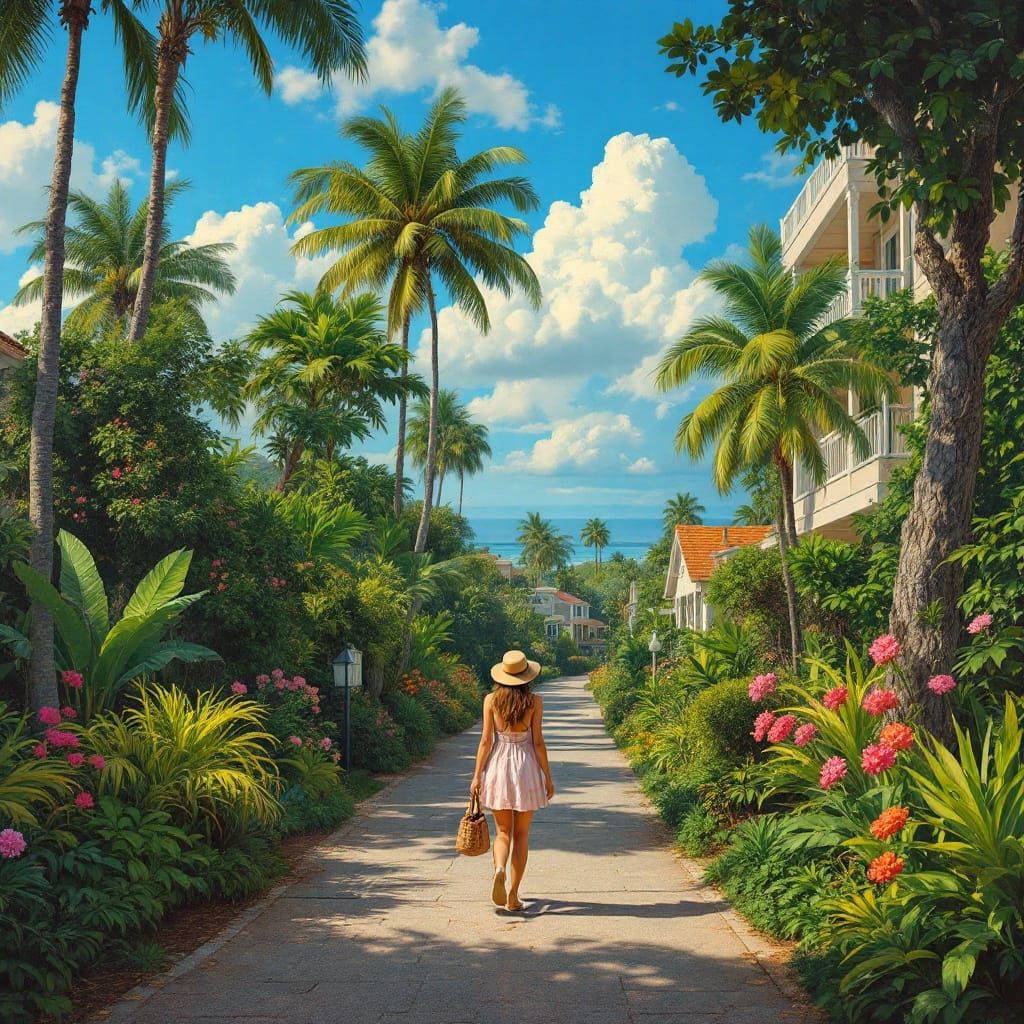 Sample image in the Primitive Surrealist Paradise style