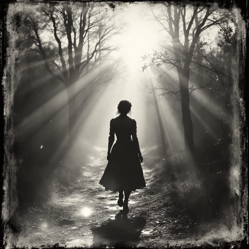 Sample image in the tintype style