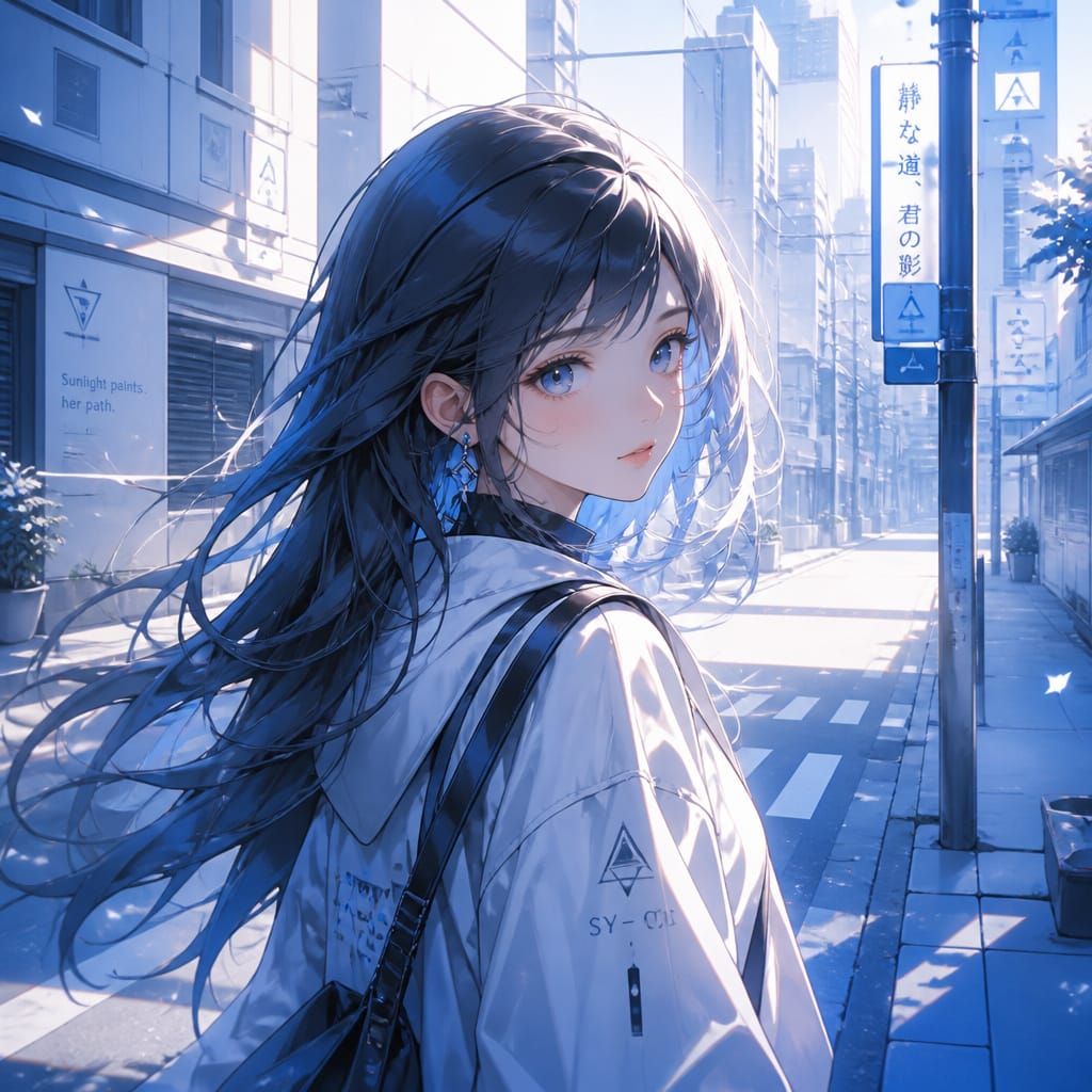 Sample image in the Gloss Anime style