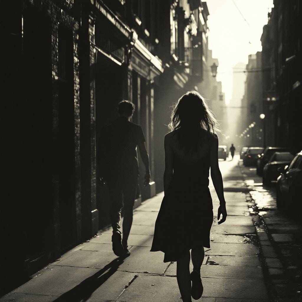 Sample image in the ElectricNoir style