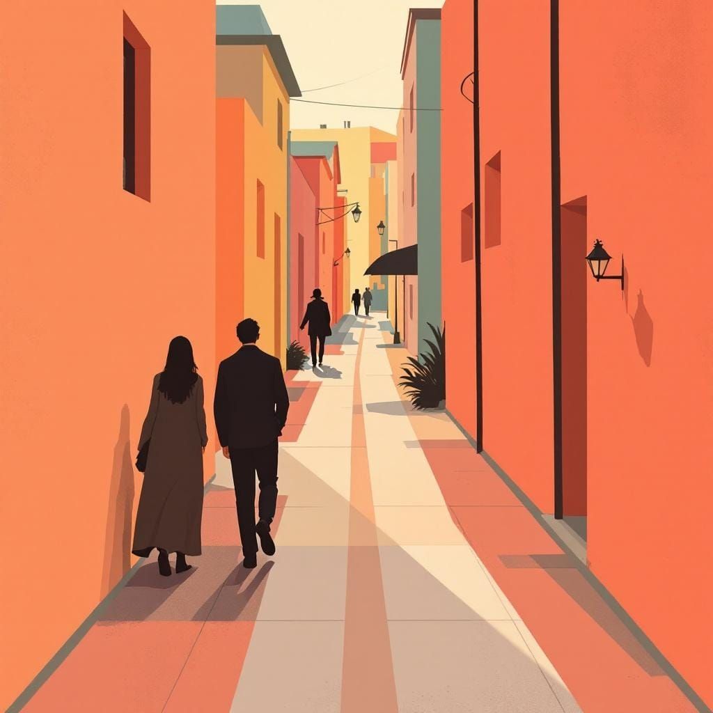 Sample image in the GeometricSerenity style