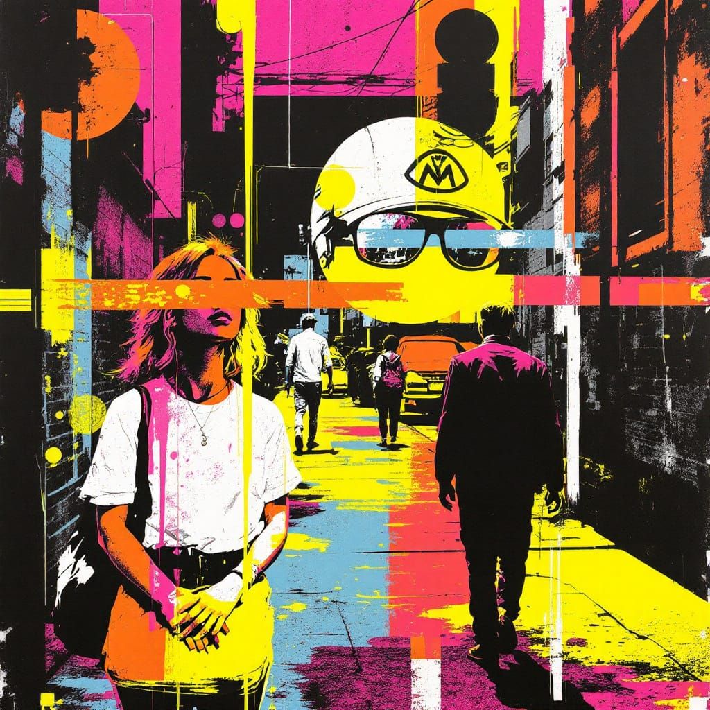 Sample image in the Urban Stencil Pop style