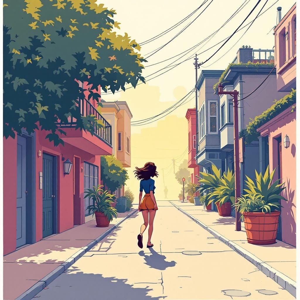 Sample image in the AmericanaCartoon style