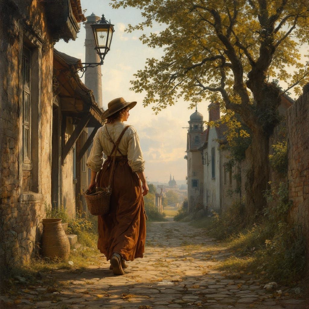 Sample image in the Pastoral Luminism style