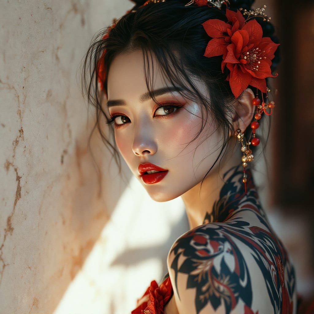 Sample image in the DecoMinhwa style