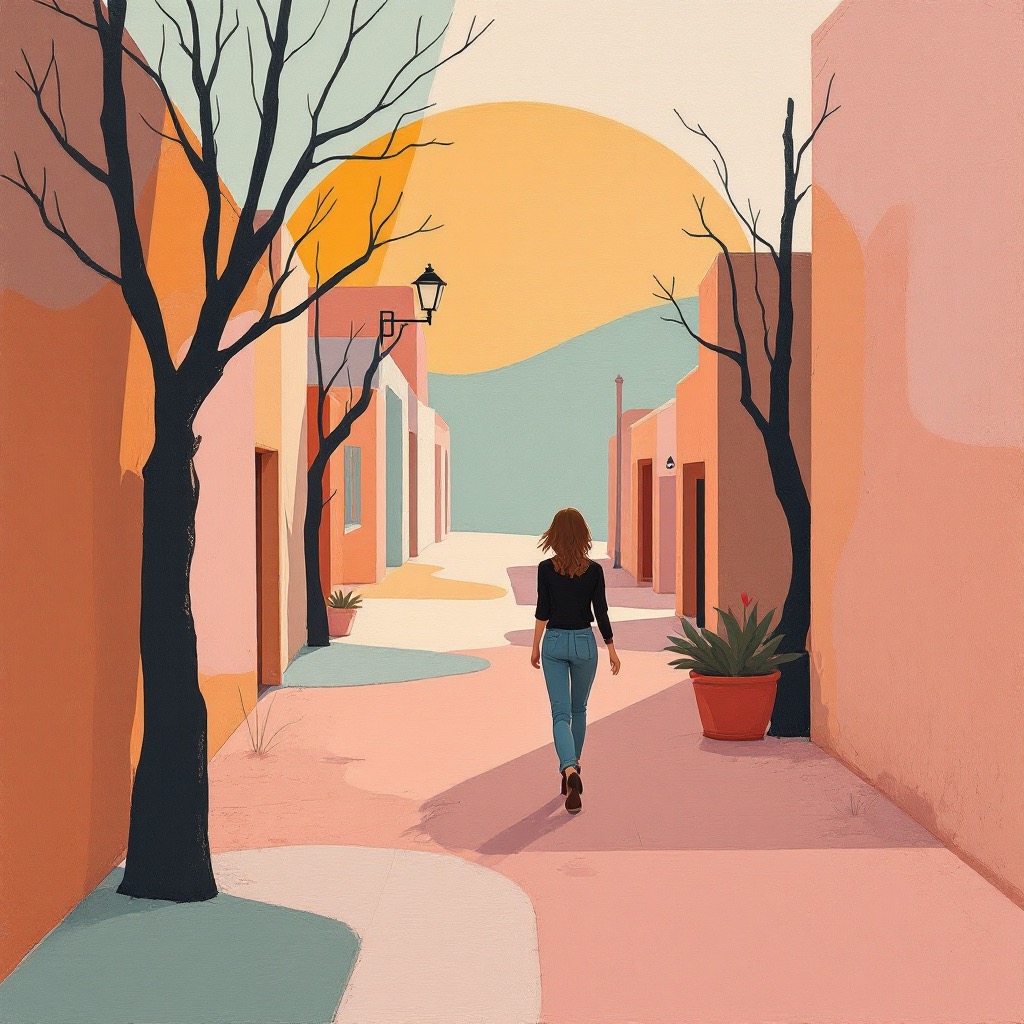 Sample image in the Chalk Flat style