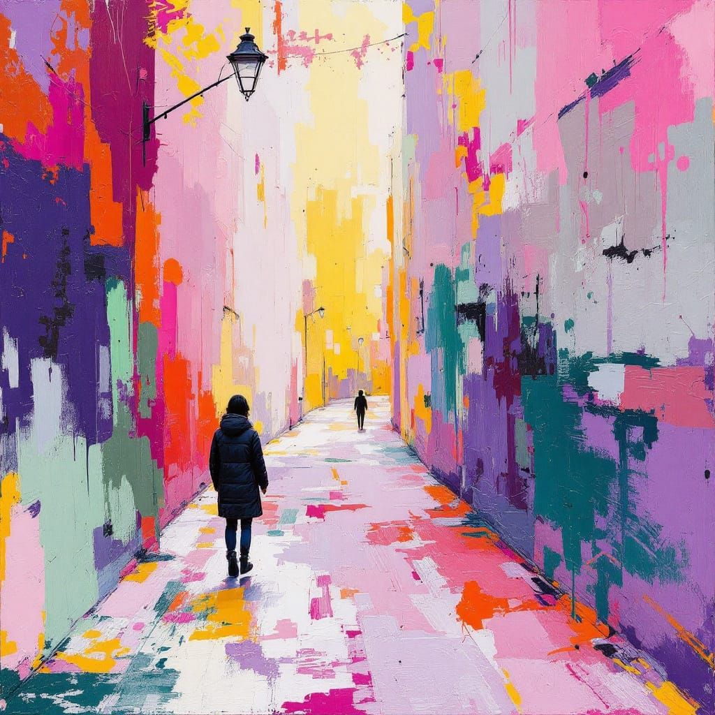 Sample image in the Neo-Expressionist Impasto Collision style