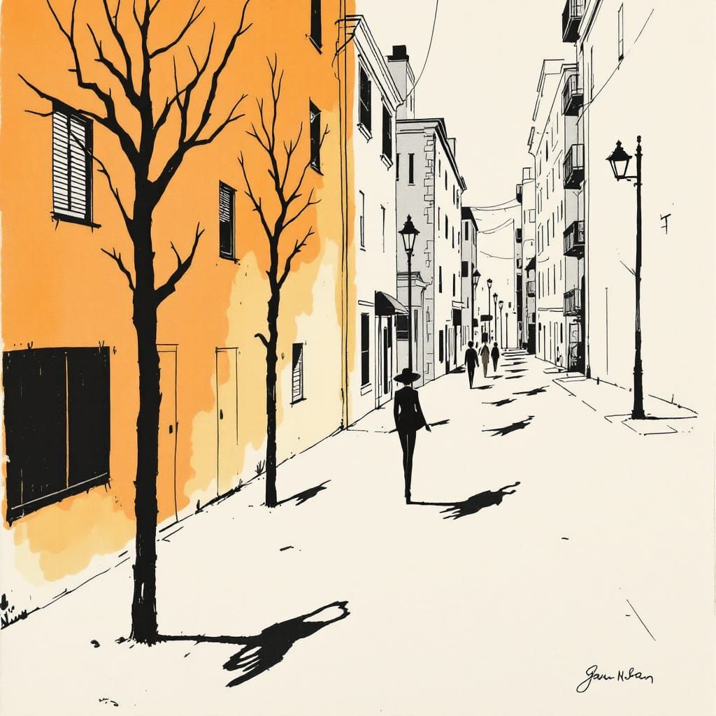Sample image in the Urbane Elongation Cartoon style