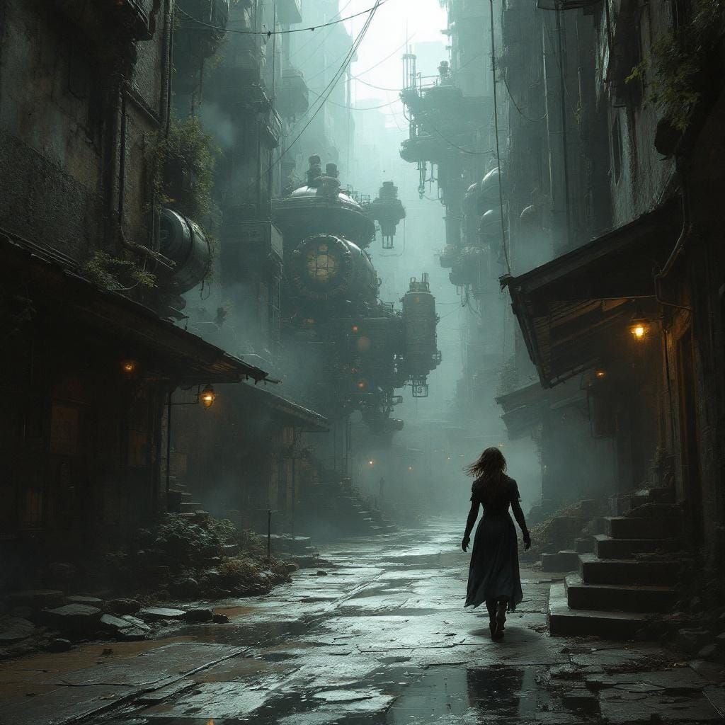 Sample image in the Aethervapor style