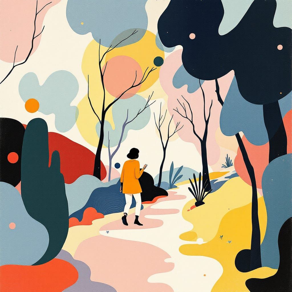 Sample image in the Luminous Graphic Spontaneity style