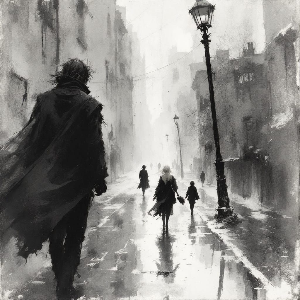 Sample image in the Silvered-Gothic Luminism style