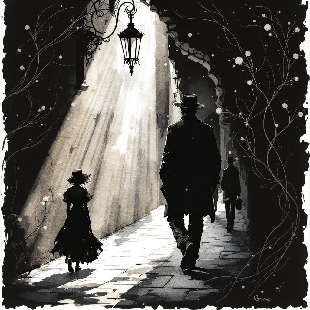 Sample image in the Crystalline Nocturne style
