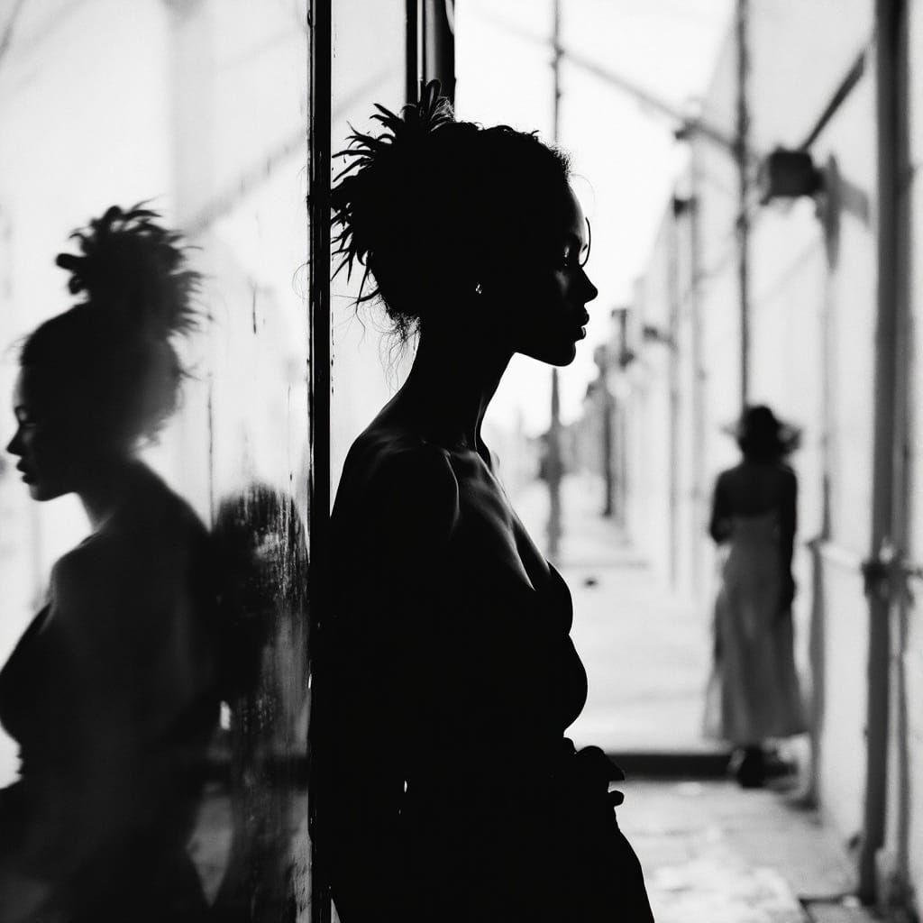 Sample image in the Noir-Minimalist style