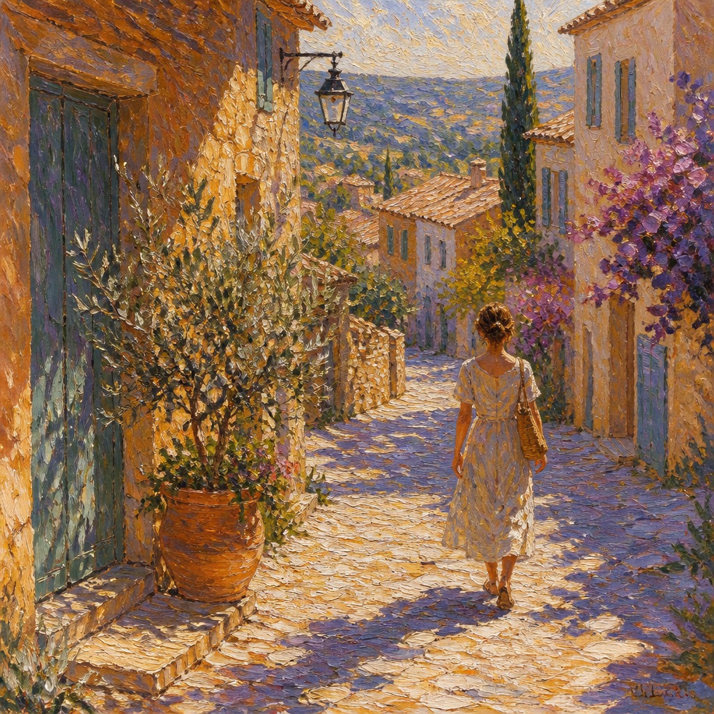 The Provençal Divisionist style rendered with gpt-image-2-low