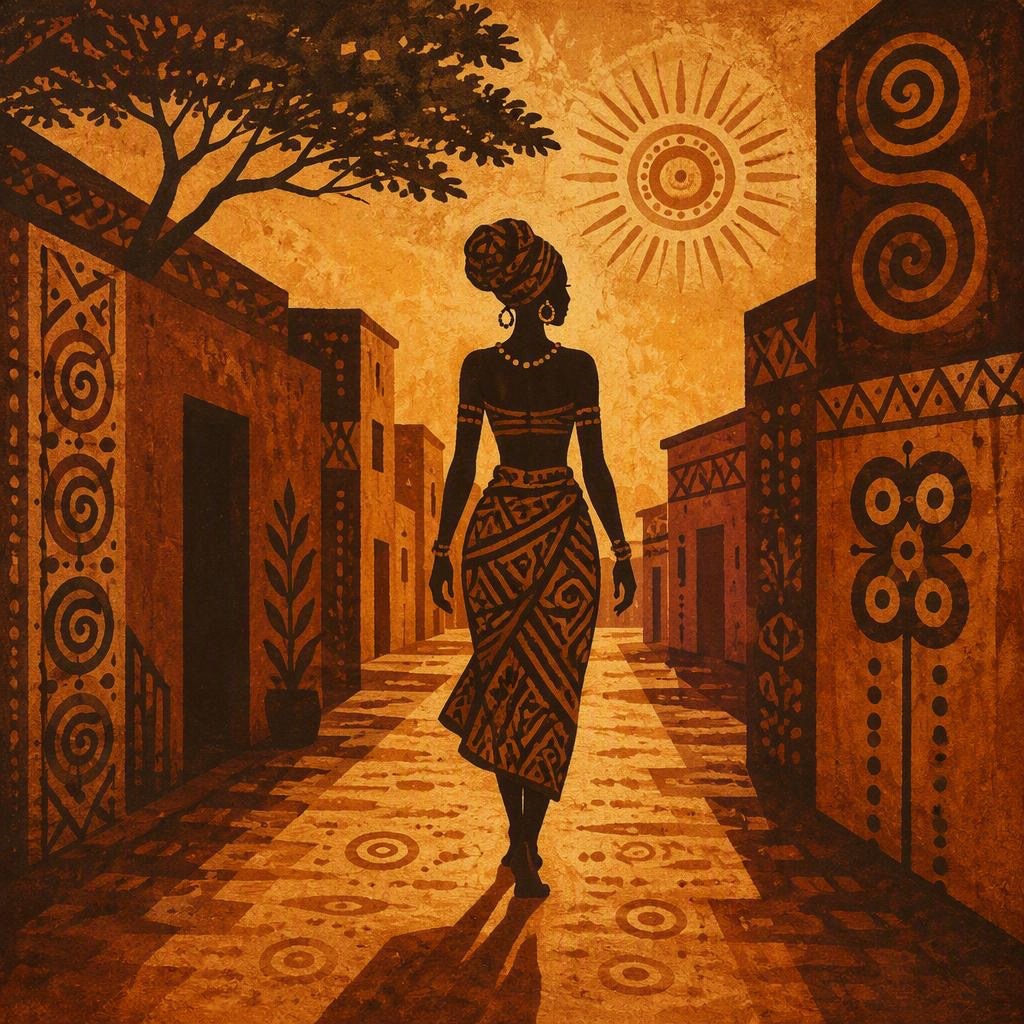The Ochre Silhouette style rendered with gpt-image-2-low