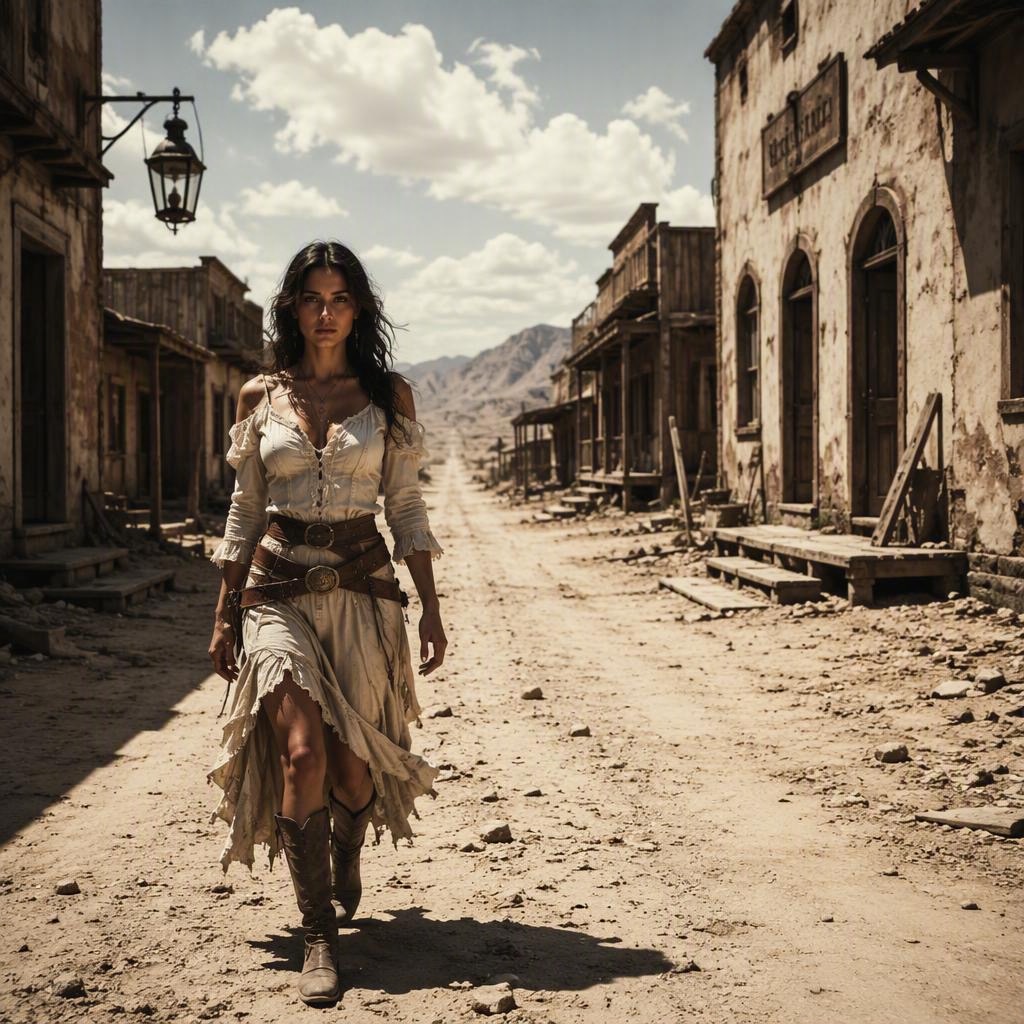 The Spaghetti Western style rendered with gpt-image-2-low