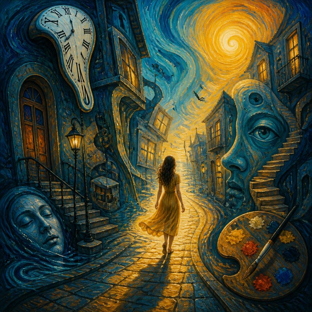 The Psychedelic Vortex Surrealism style rendered with gpt-image-2-low
