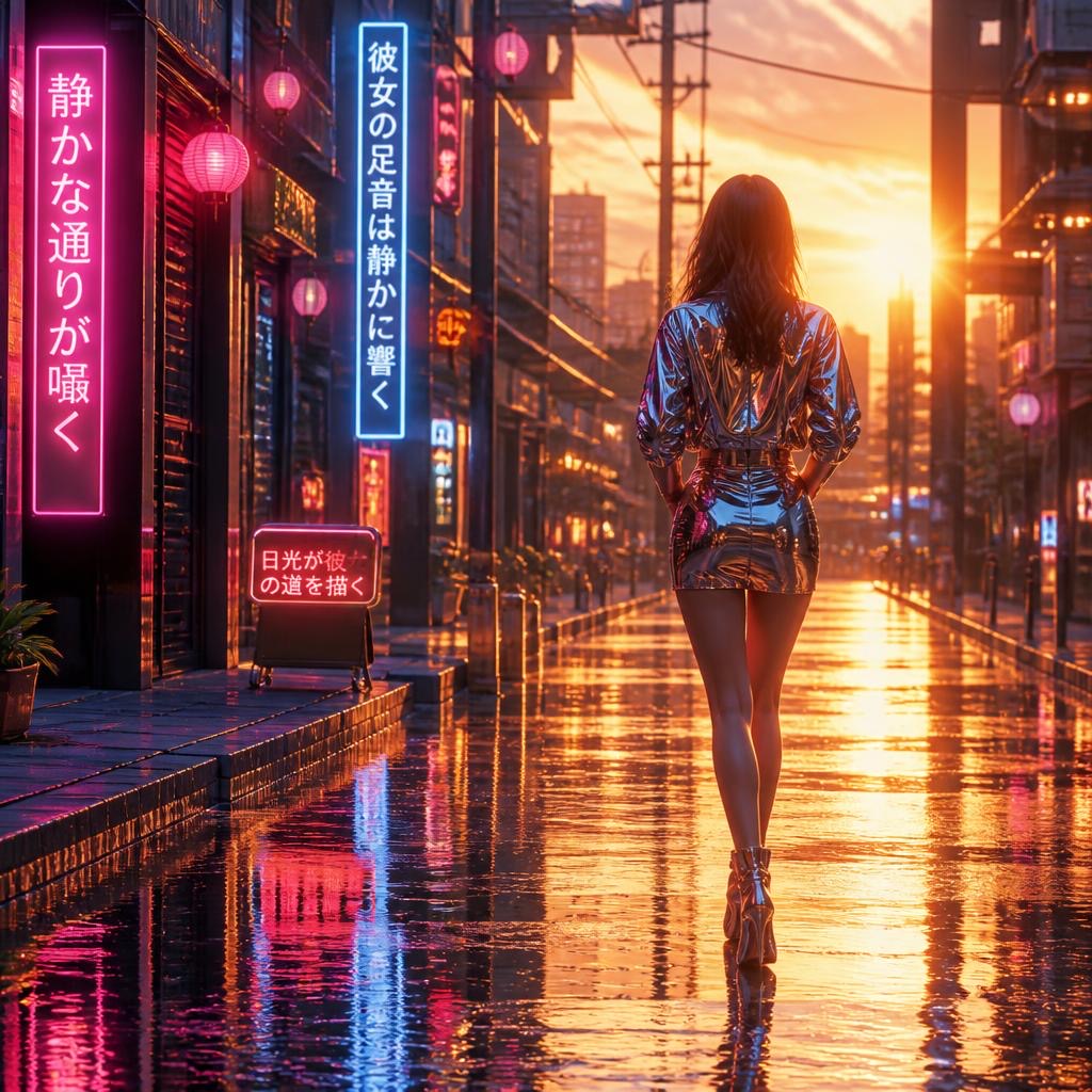 The Chrome Neon Luminism style rendered with gpt-image-2-low