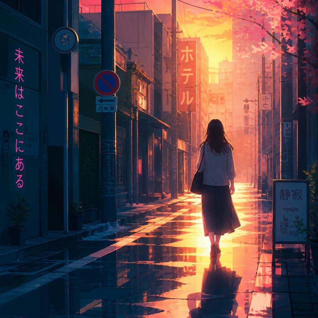 The Neo-Edo Neon style rendered with gpt-image-2-low