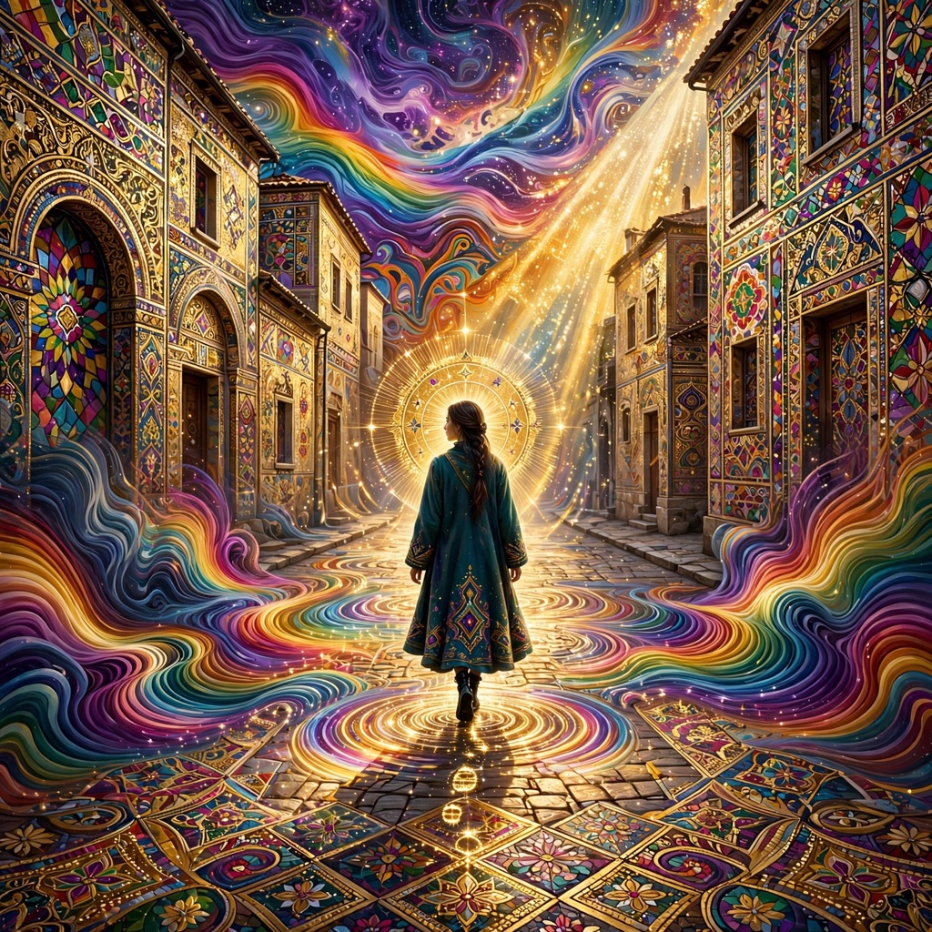 The Sacred Acid Illumination style rendered with muse-image-1.0