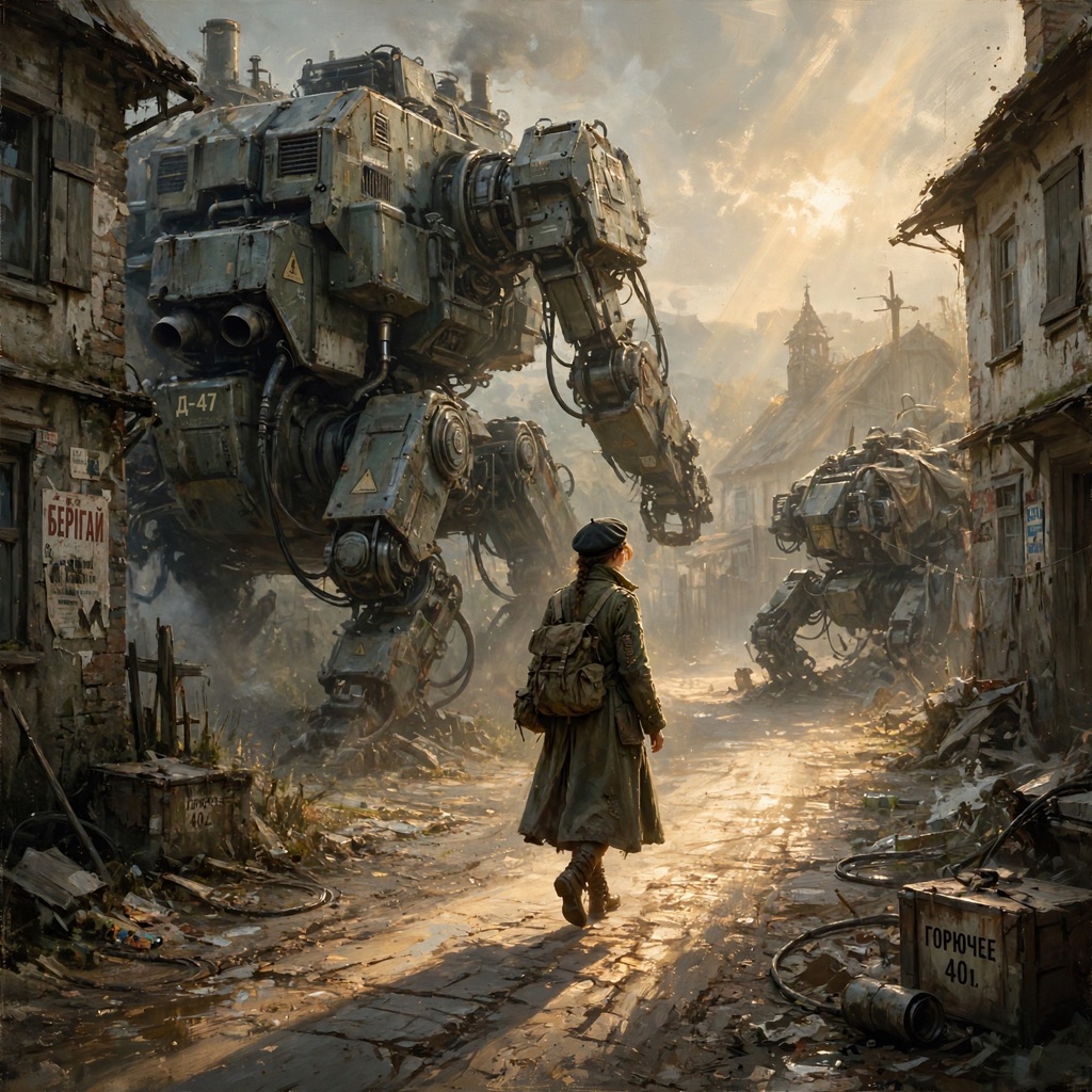 The DieselPunk style rendered with muse-image-1.0