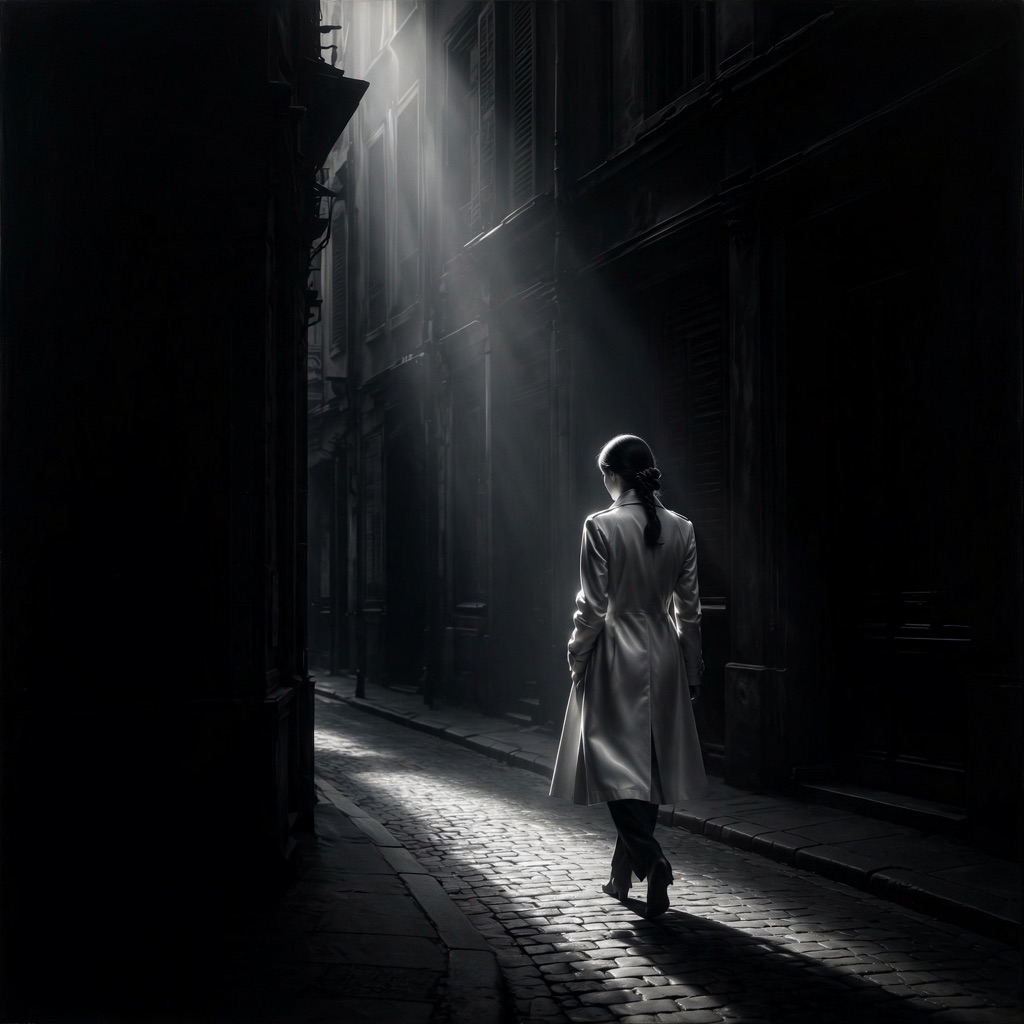 The Platinum Noir style rendered with muse-image-1.0