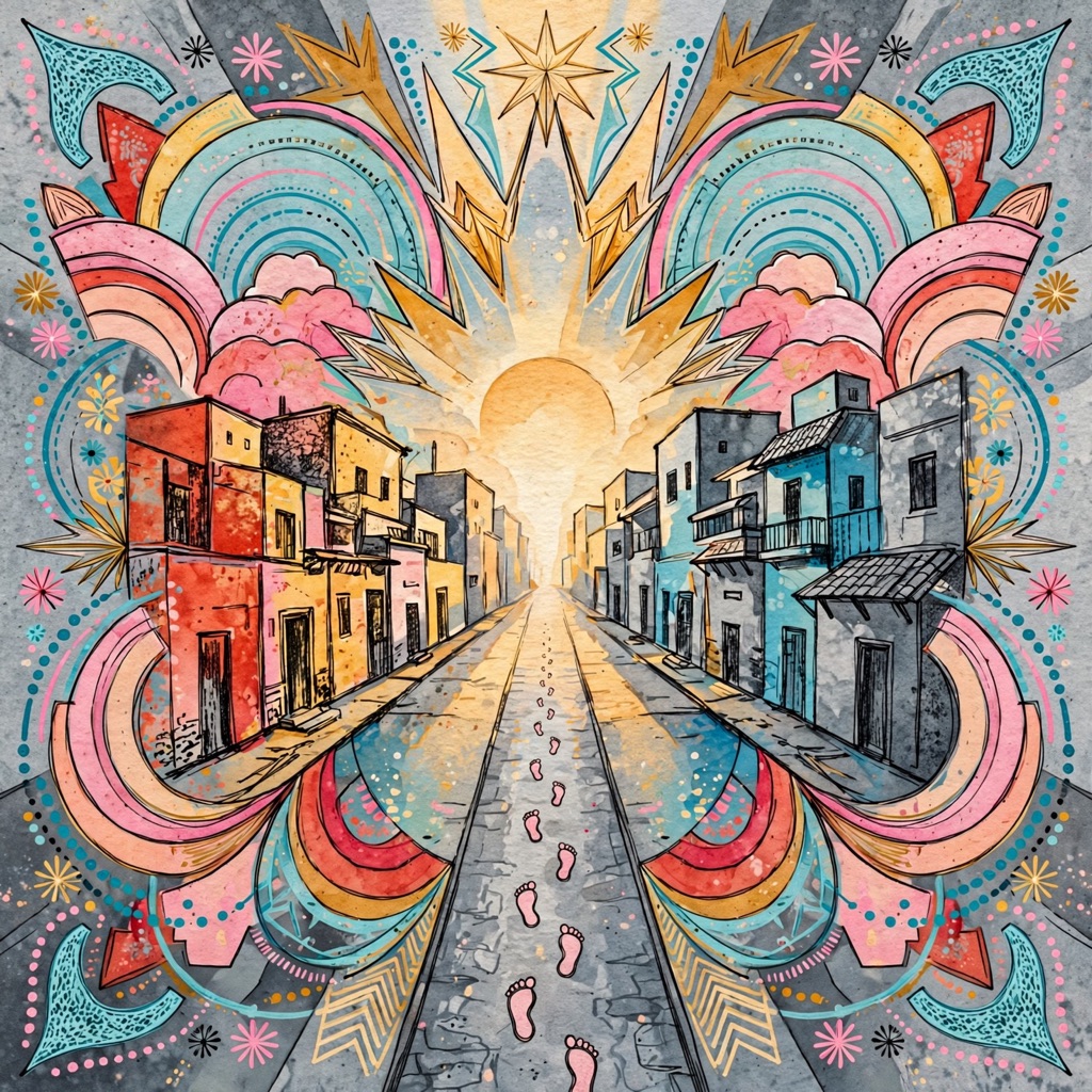 The Painterly Folk-Pattern style rendered with muse-image-1.0