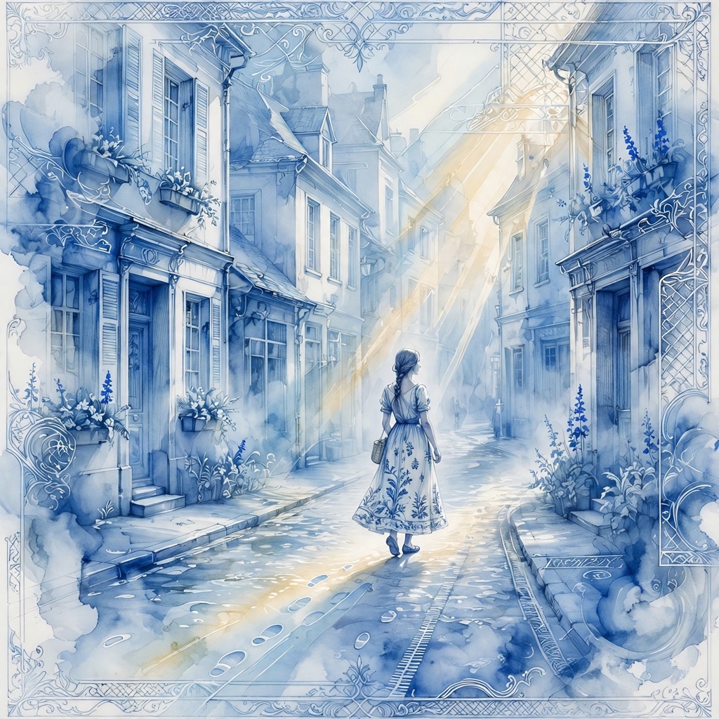 The Translucent Linear Reverie style rendered with muse-image-1.0