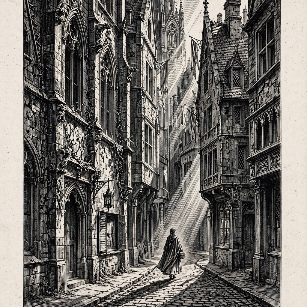 The Gothographic style rendered with muse-image-1.0