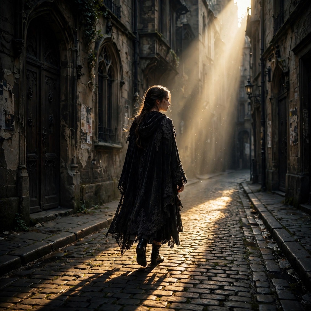The GothicChiaroscuro style rendered with muse-image-1.0