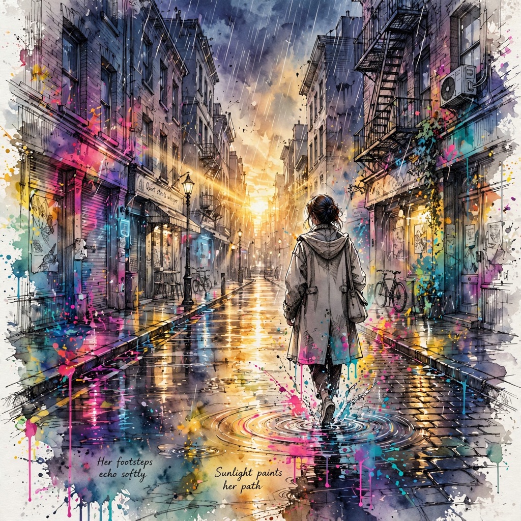 The NeonWash style rendered with muse-image-1.0